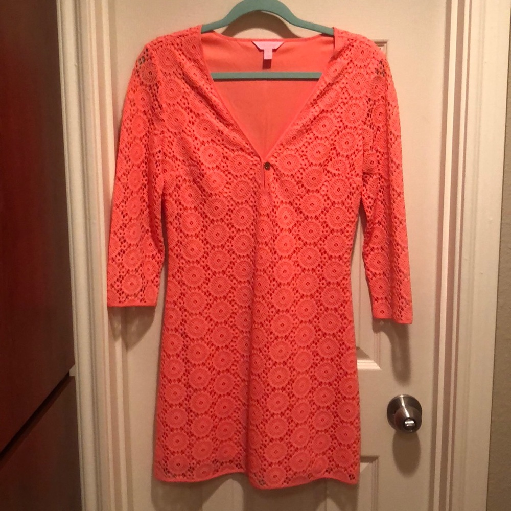 Coral Lilly Pulitzer Dress